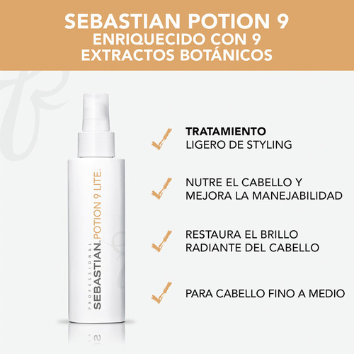 Tratamiento Spray Cabello Sebastian Profesional Potion 150ml