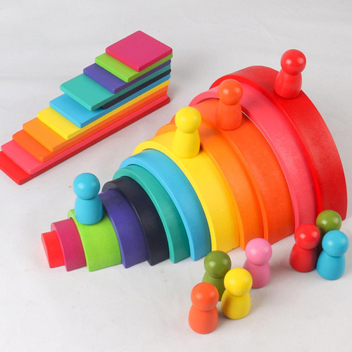 * Juguetes Educativos De Madera Montessori Para Niños Y