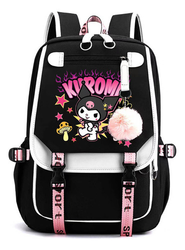 Mochila Japonesa Bonita De Gran Capacidad De Kuromi