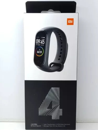Relógio Inteligente Xiaomi Mi Smartband 4 0.95 Xmsh07hm Black Pulseira  Black De Elastômero Termoplástico E Liga De Alumínio em Promoção na  Americanas