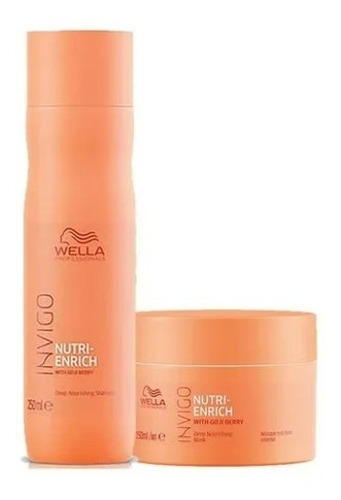 Wella Kit Enrich Shampoo 250ml E Mascara 150 Ml Promoção