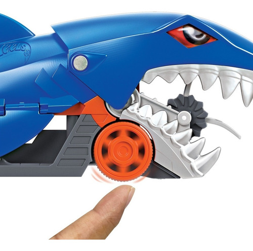 Imagem 7 de 10 de Hot Wheels City Guincho Tubarão Com Carrinho - Gvg36 Mattel