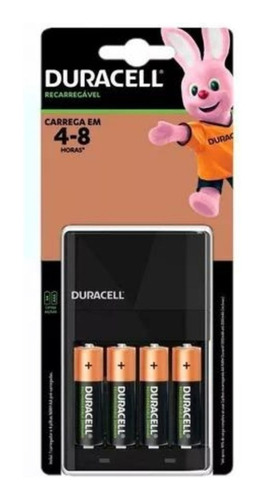 Pilas Recargables Duracell 4 Pilas Aa Carga 4 A 8 Hrs