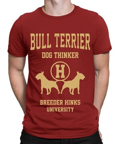 Remeras Hombre Bull Terrier Hf ® Dog Thinker Pack X 4