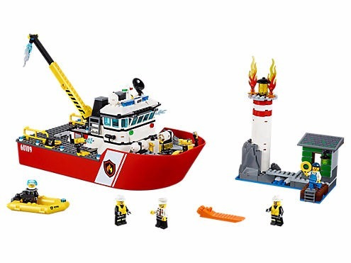 Lego City 60109 Barco De Bomberos Entregas
