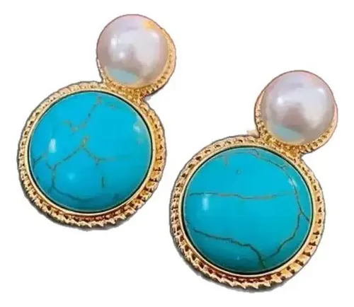 ~~( Brincos Retrô De Prata 925 Com Elegantes Pérolas — foto 1