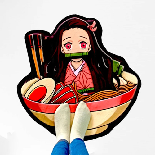 Tapete Nezuko Kamado Anime Personalizado Tapetes Decorativos