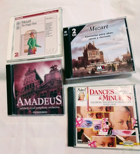 Mozart.  6 Cds. Flauta Mágica Y Otros.