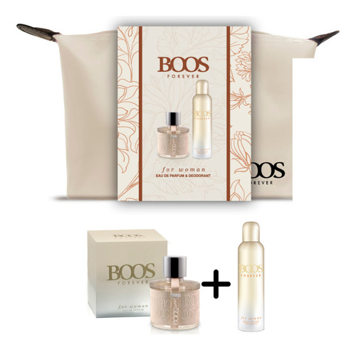 Perfume Boos Forever + Deo Con Neceser De