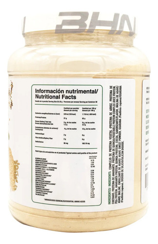 Proteina Vegetal 1 Kg Sabor Chocolate 30 Servi Con 21g Prote Chocolate
