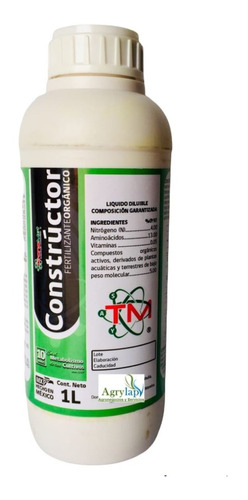 Constructor 1lt Nutriente Orgánico Fortaleza Plantas