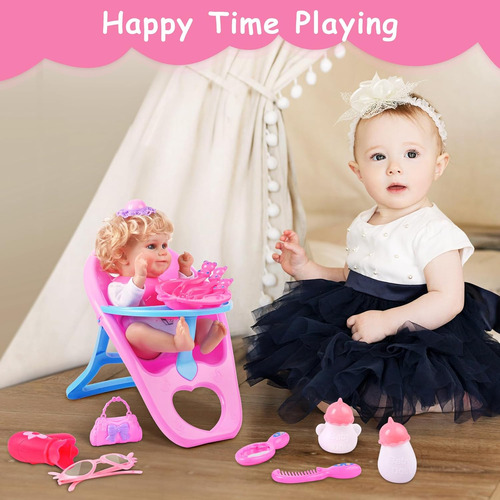 Babeside Juego De Accesorios Para Muñecas De Bebé, Juego De