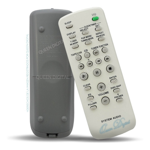 Imagen 1 de 9 de Control Remoto Para Sony Minicomponente Rm-amu006 Rm-scu37b