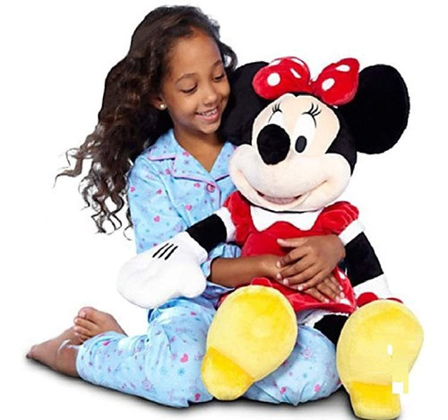 Disney Store Red Minnie Mouse 25puLG Gran Felpar Nuevo Con