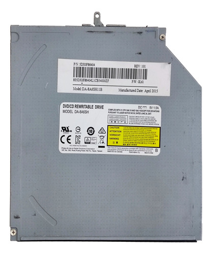 Lector De Dvd 9,5mm Para Toshiba Satellite L45-a