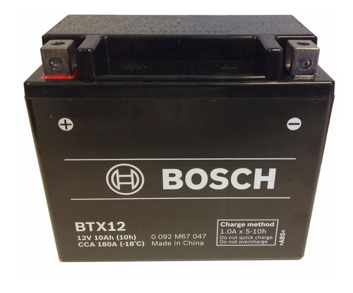 Bateria Ytx12-bs Bosch Gel 12v 10ah