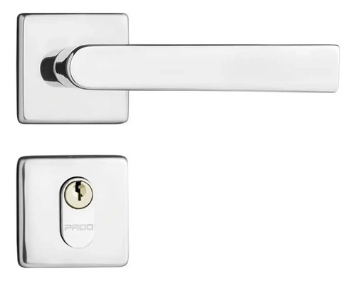 Fechadura Porta Zamac Concept 414-externa Cromado Pado Cromado