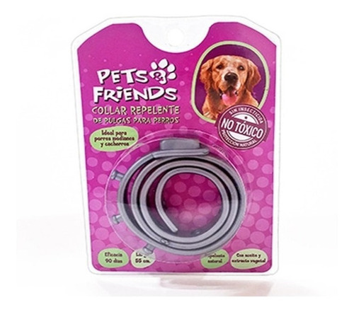 Collar Antipulgas Para Perro Repelente No Toxico Petsfriends