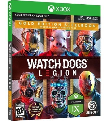 Watch Dogs: Legion Gold Edition Steelbook Xbox One Fisico