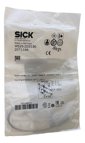 Sick Ws2s-2d3130 2071144 Sensor