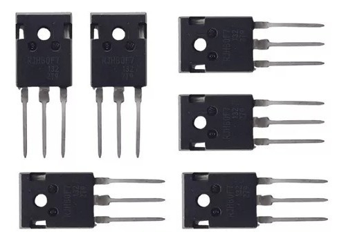 Kit  06 Pçs Transistor Igbt Rjh 60 F7