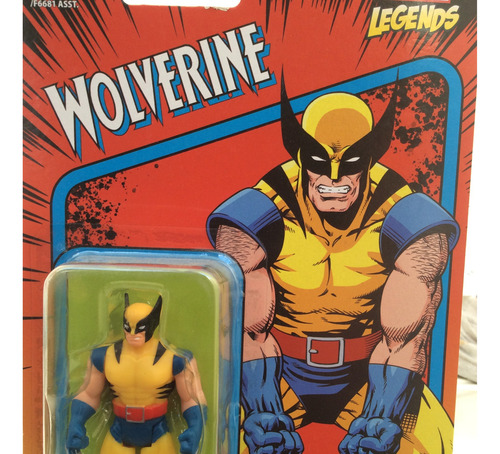 Marvel Legends Retro: Wolverine 3.75 Pulgadas (Usado)