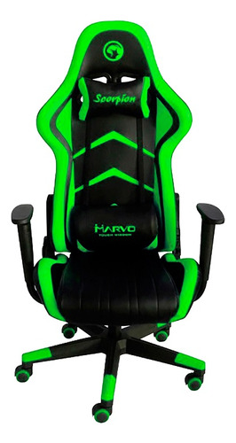 Silla Sillon Gamer Gaming Marvo Scorpion Ch-106 Verde