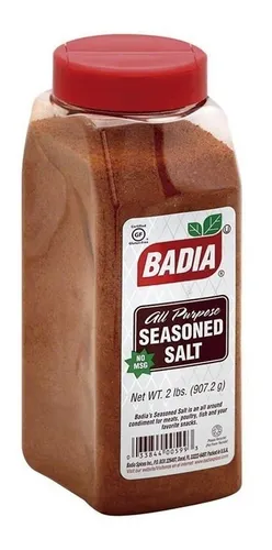 Condimento Badia Sal Sazonada Todo Proposito 907.2 Grs