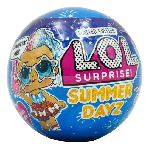 Lol Surprise Summer Dayz Azul Limitada 7 Sorpresas Mga