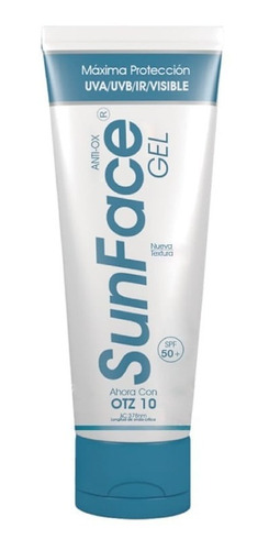 Imagen 1 de 1 de Sunface Gel Spf50 - Skindrug
