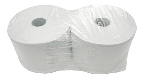 Rollo Bobina Toalla Papel Tissue 24cm X 400m Blanco X1