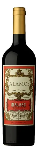 Vino Tinto Alamos Malbec Seleccion Viñedos 750cc Pack X 6