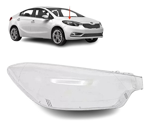 Lente Farol Kia Cerato 2014 2015 2016 Ld