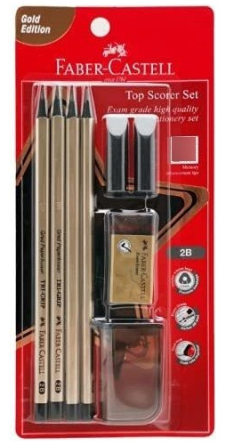 Faber Castell 100% Original Top Goleador Set Examen Grado 2.