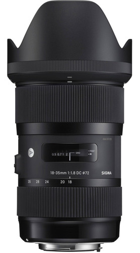 Lente Sigma 18-35mm F/1.8 Dc Hsm Para Nikon + Nf-e *