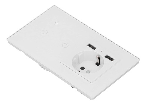 Smart Socket Wifi, Doble Usb, Aplicación De Pared Oculta, Vo