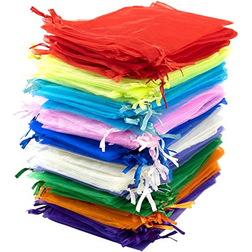 Bolsas De Regalo De Organza Cordón De 4x6 Pulgadas 10 ...