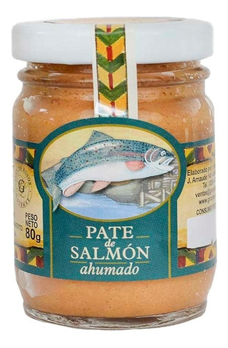 Paté De Salmón Ahumado X 80 Granjas Patagónicas - Mataderos