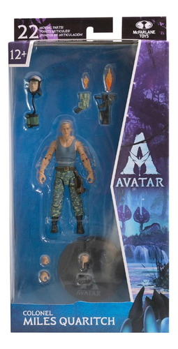 Avatar Colonel Miles Quaritch Figura 10cm Mcfarlane