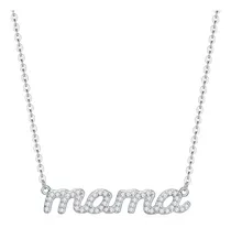 Comprar Rnivida Collar De Plata De Ley 925 Para Mamá, Collar De Circ
