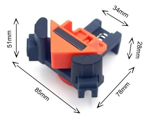 Abrazadera Ángulo Recto 90 Grados Clips Fijación