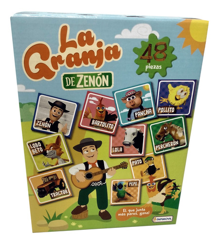 Memo Juego Con Base De Goma Granja De Zenon Ploppy 810633