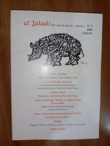 El Jabalí Revista De Poesía Y Plástica Num 7 1997