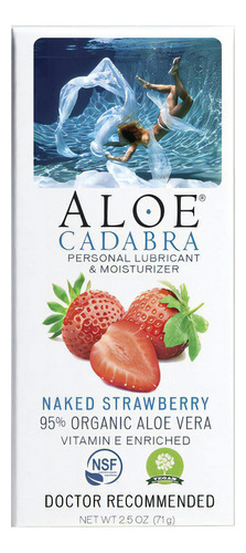 Aloe Cadabra Lubricante Intimo 71g Sabor Fresa