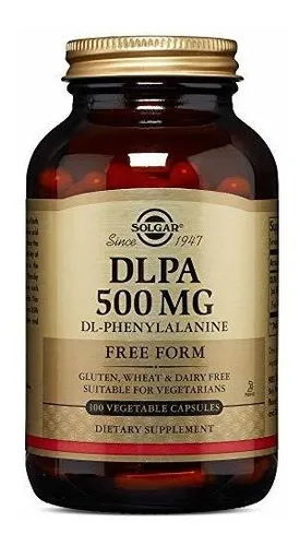 Solgar - Dlpa 500 Mg, 100 Capsulas Vegetales
