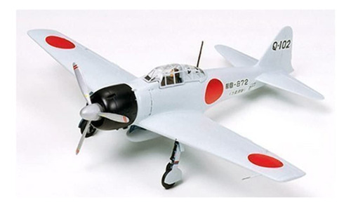 48 A6m3 Tipo 32 Zero Fighter Modelo Plástico Tam61025 Modelo