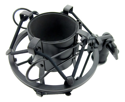 Kit 04 Shock Mount Aranha De Metal P/ Microfones At 2020 Akg Cor Preto