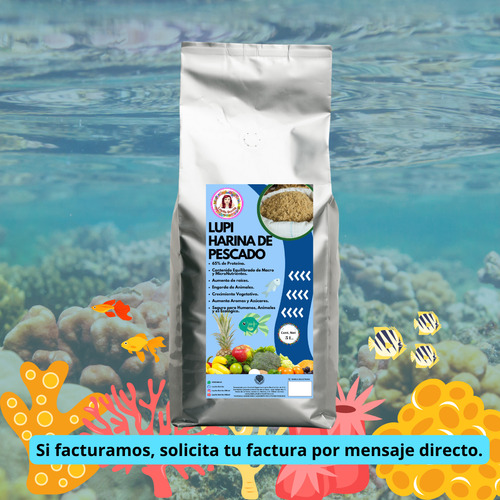 3kg Harina De Pescado Fertilizante