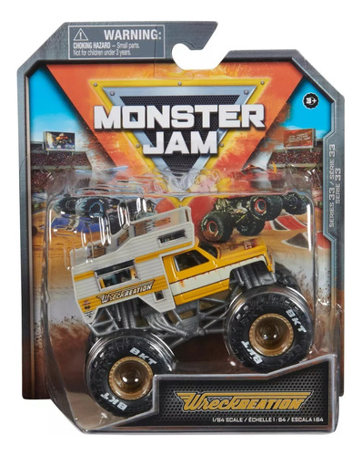 Monster Jam Juguete Auto Wreckreation Escala 1:64