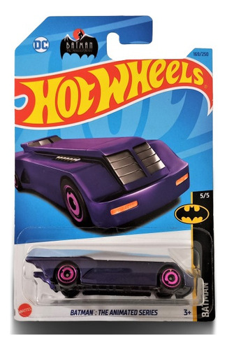 The Animated Series Batimóvil Morado Hot Wheels Batman J